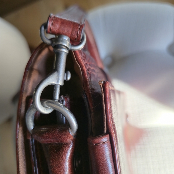 Vintage Wilson Leather Organizer Portfolio Crossbody Shoulder Bag Briefcase - Picture 10 of 16